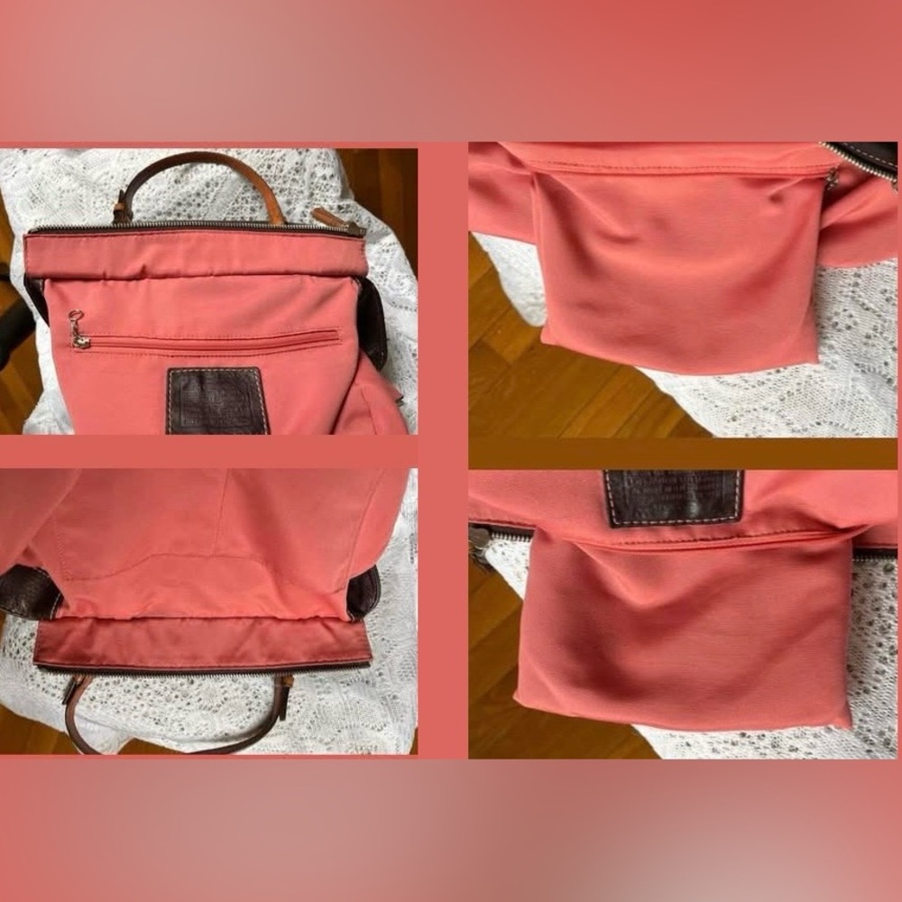 Coach Brown Leather Shoulder Bag with Tan Handles - Picture 12 of 16